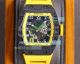 Copy Richard Mille RM010 Skeleton Dial Arabic Numerals Markers Carbon Watch Yellow Strap (6)_th.jpg